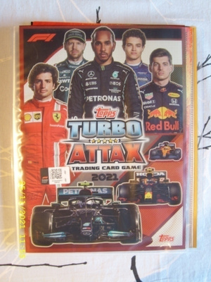 F1 Turbo attax 2021 kortit