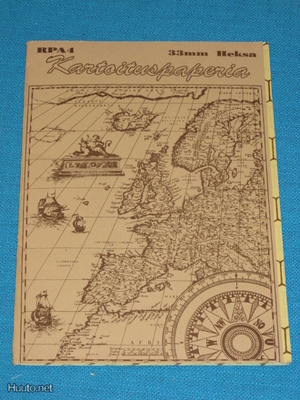 Retro 33mm Heksa kartoituspaperia