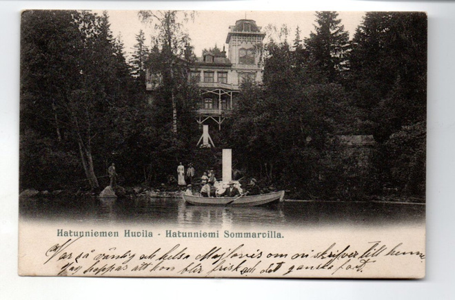 HÄMEENLINNA:  Hatunniemen huvila