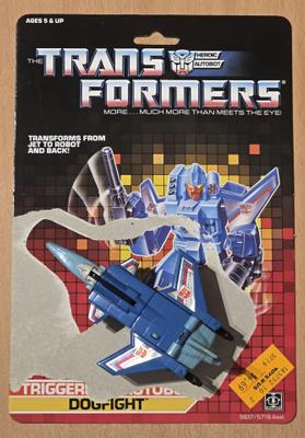 Transformers G1 DOGFIGHT (Triggerbots) 1988 *100%*