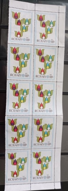 Rotary Norden Huset,kirjeensulkijamerkit 1973
