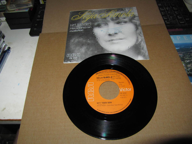 Seija Simola 7"Nyt teen sen/Hän isäänsä niin muistuttaa 1981