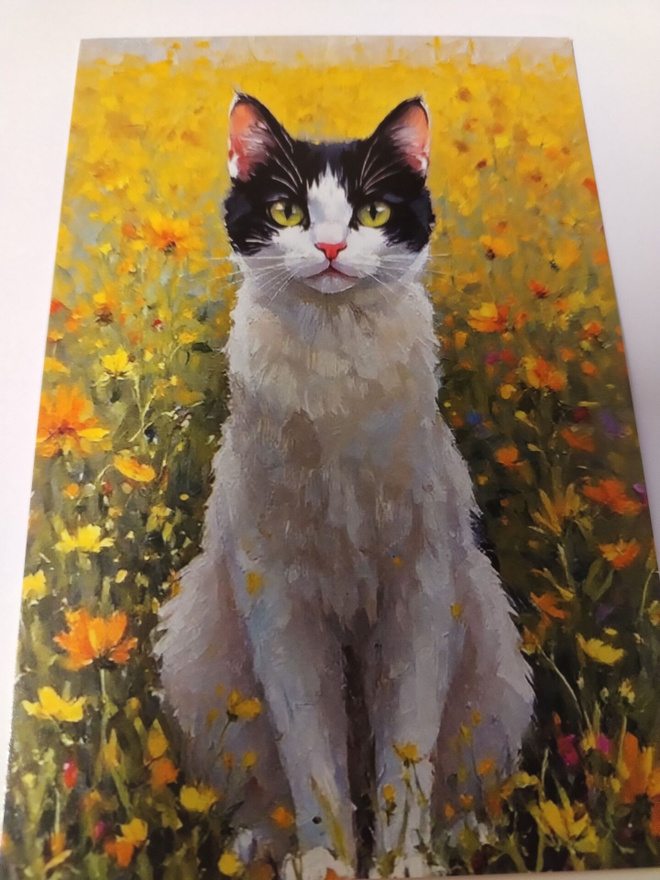 Kissa  kortti, kulkematon.