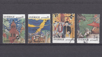 Ruotsi 1991 Fa 1685-1688 Skansen 100 v.