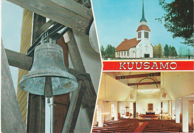 Postikortti, KUUSAMO, Kirkko, Erikoisleima