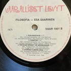 ESA SAARINEN:FILOSOFIA (VAARALLISET LEVYT 1984) - pikkukuva 5
