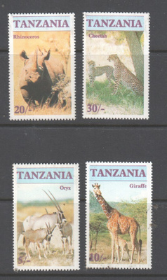 Tanzania Afrikan eläimiä