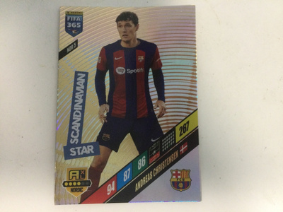 ANDREAS CHRISTENSEN - BARCELONA.PANINI 2024.FIFA 365.