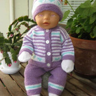 Neulepuku ja asusteet baby born nukelle - pikkukuva 1