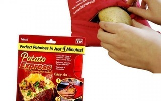 Potato Express, Perunan Kypsyttäjä Mikroaaltouuniin *UUSI*