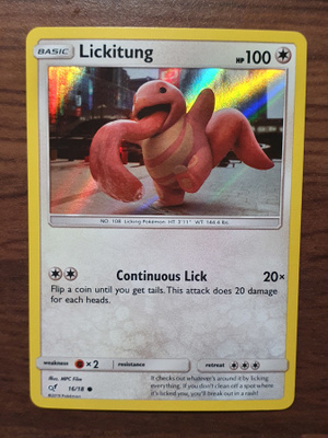 Pokemon Lickingtung 16/18 Holo
