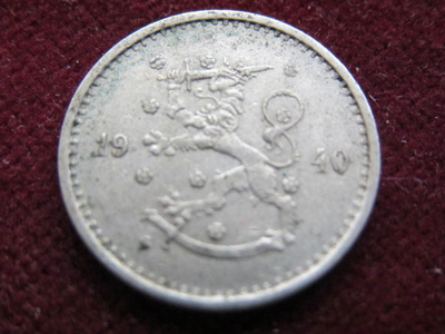 50 penniä 1940 CuNi