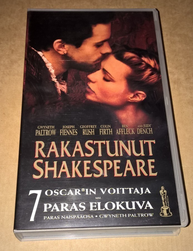 RAKASTUNUT SHAKESPEARE    VHS