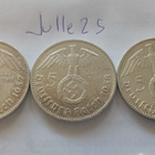 1x 5 Reichsmark 1937-38 hopeaa - pikkukuva 1