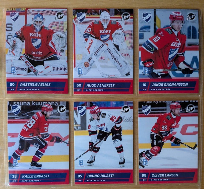 2025-26 Blueline Series 2 HIFK Team Set 12 korttia (193-204)