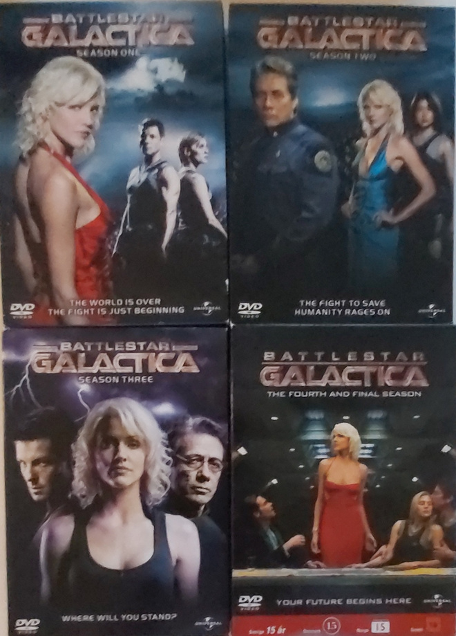 TAISTELUPLANEETTA GALACTICA / BATTLESTAR GALACTICA 1-4  DVD
