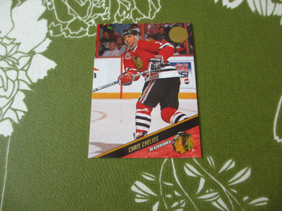 leaf jääkiekkokortti chris chelios 92 -93