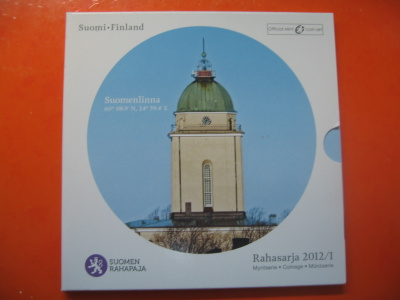 Suomi euro rahasarja 1c-2e BU - 2012 / I Suomenlinna