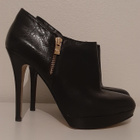 Nahkaa Michael Kors 9.5 (40) mustat stiletto nilkkurit - pikkukuva 3