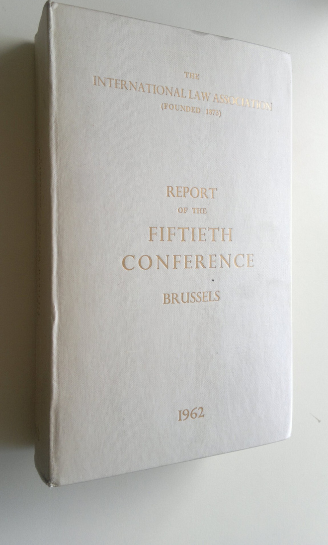 Report of the fiftieth conference - Brussels 1962