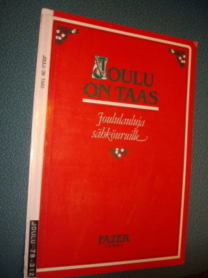 JOULU ON TAAS - Joululauluja sähköuruille Nuotikirja *Sis.pk