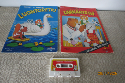 2 KIRJAA + CD MIINA JA MANU LUONTORETKELLÄ JA LÄÄKÄRISSÄ