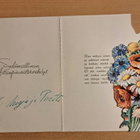 luonnonkukkakimppu, taittokortti,  kulkenut - pikkukuva 3