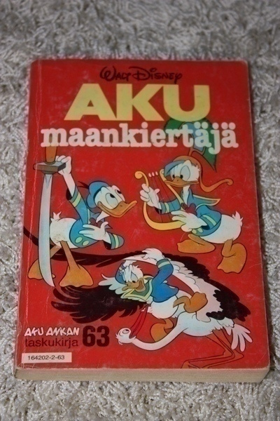 Aku Ankan taskukirja # 63 – Aku maankiertäjä (1.p)