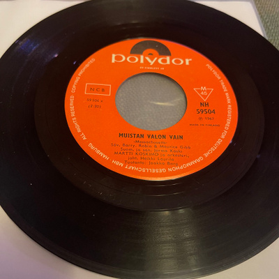 MARTTI KOSKIMO: Muistan valon vain * Liian kauan *FIN 1967