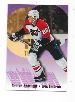 1994-95 Flair Center Spotlight #7 Eric Lindros , Flyers