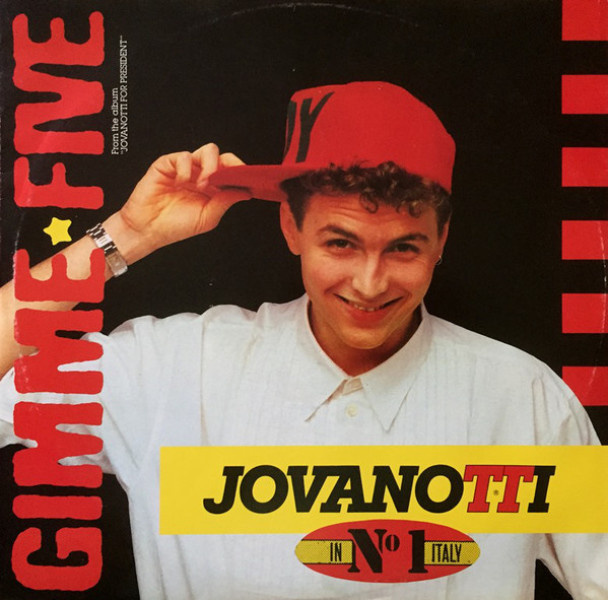 JOVANOTTI  ::  GIMME FIVE  ::  VINYYLI  MAXI  12"   1988