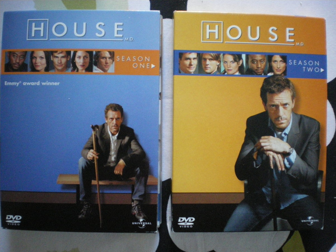 DVD - House - season one & two - 12 dvd-levyä