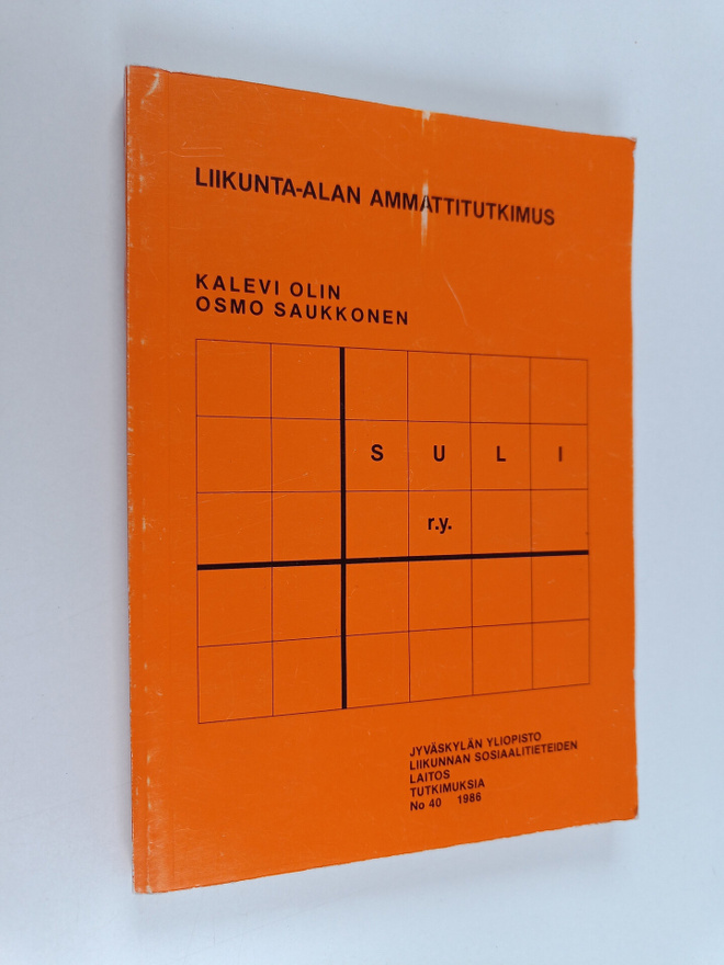 Kalevi Olin : Liikunta-alan ammattitutkimus : liikunnanoh...