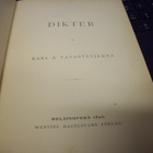 Karl A. Tavaststjerna : Dikter ( 1 p. 1896 ) Sis. postikulut - pikkukuva 3