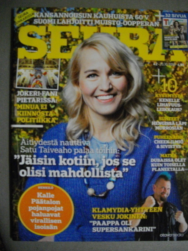 Seura lehti Nro 42/2016 (16.3)