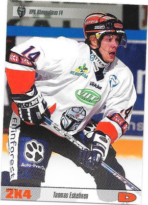2003-04 CardSet #33 Tuomas Eskelinen HPK