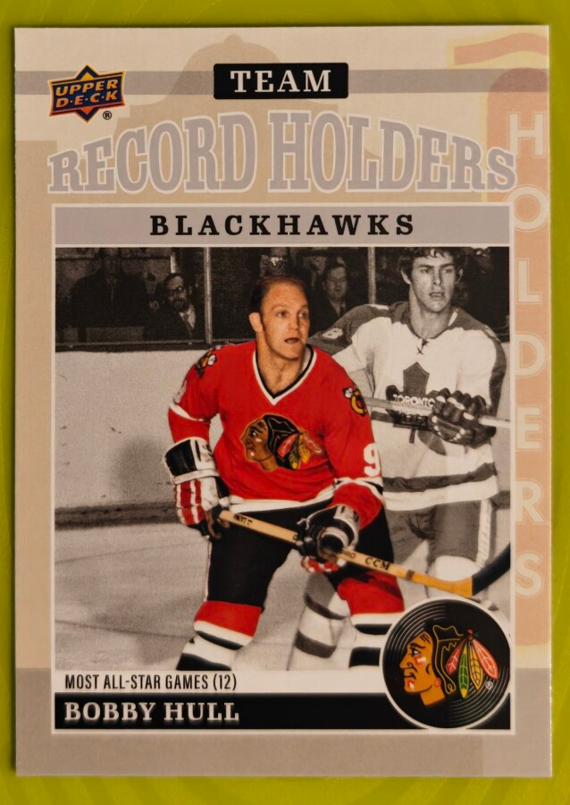 Bobby Hull 2025-26 UD Chicago Blackhawks Centennial