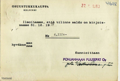 FIRMAKORTTI LAPUA POHJANMAA N PUUSEPÄT
