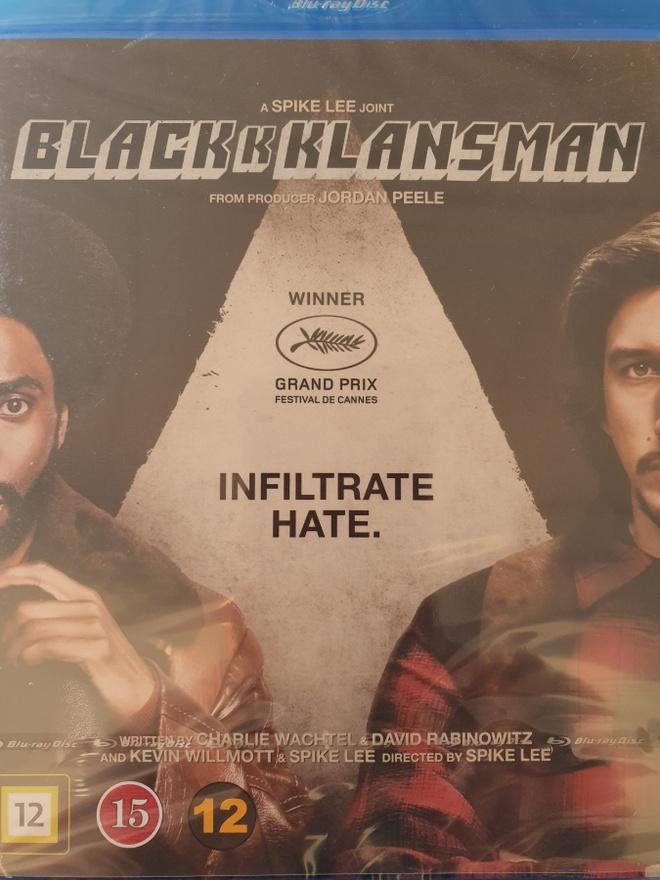 BlacKkKlansman Blu-ray (Spile Lee)(Jasper Pääkkönen)