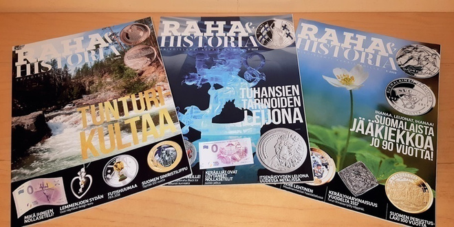 Raha & historia lehti 2018-2019 (valikoima)