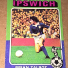 PELAAJA KORTTI JALKAPALLO BRIAN TALBOT 171 IPSWICH - pikkukuva 1