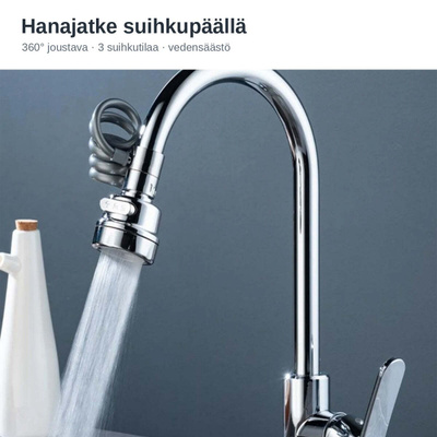 Hanajatke 3 Suihkutilalla – 360° Jousto, Vedensä