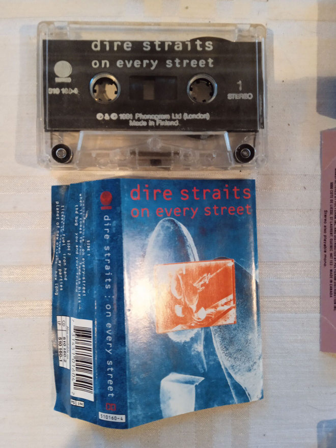 C- KASETTI: DIRE STRAITS : ON EVERY STREET