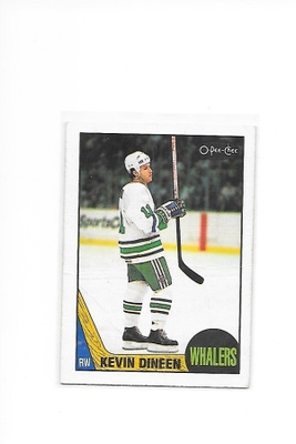 1987-88 OPC #124 Kevin Dineen Hartford Whalers