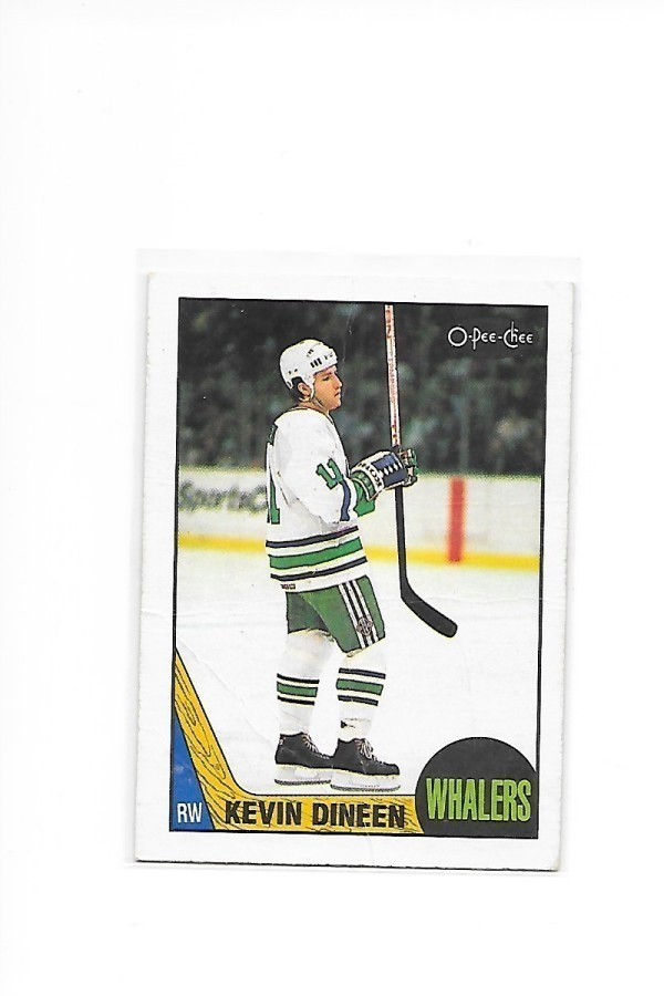 1987-88 OPC #124 Kevin Dineen Hartford Whalers