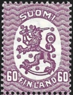 1925 M-17 Saarinen 60 p lila HR ** LaPe 117 A W 2