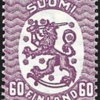 1925 M-17 Saarinen 60 p lila HR ** LaPe 117 A W 2 - pikkukuva 1