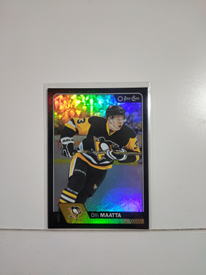 2016-17 O-Pee-Chee - Black Rainbow Foil #83 Olli Maatta /100