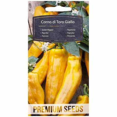 Paprika 'Corno di Toro Giallo' - siemenet #