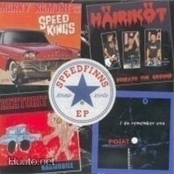 Speedfinns 7 ep splatter vinyyli Ramones Häiriköt